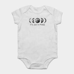 Moon Phases Astronomy Baby Bodysuit